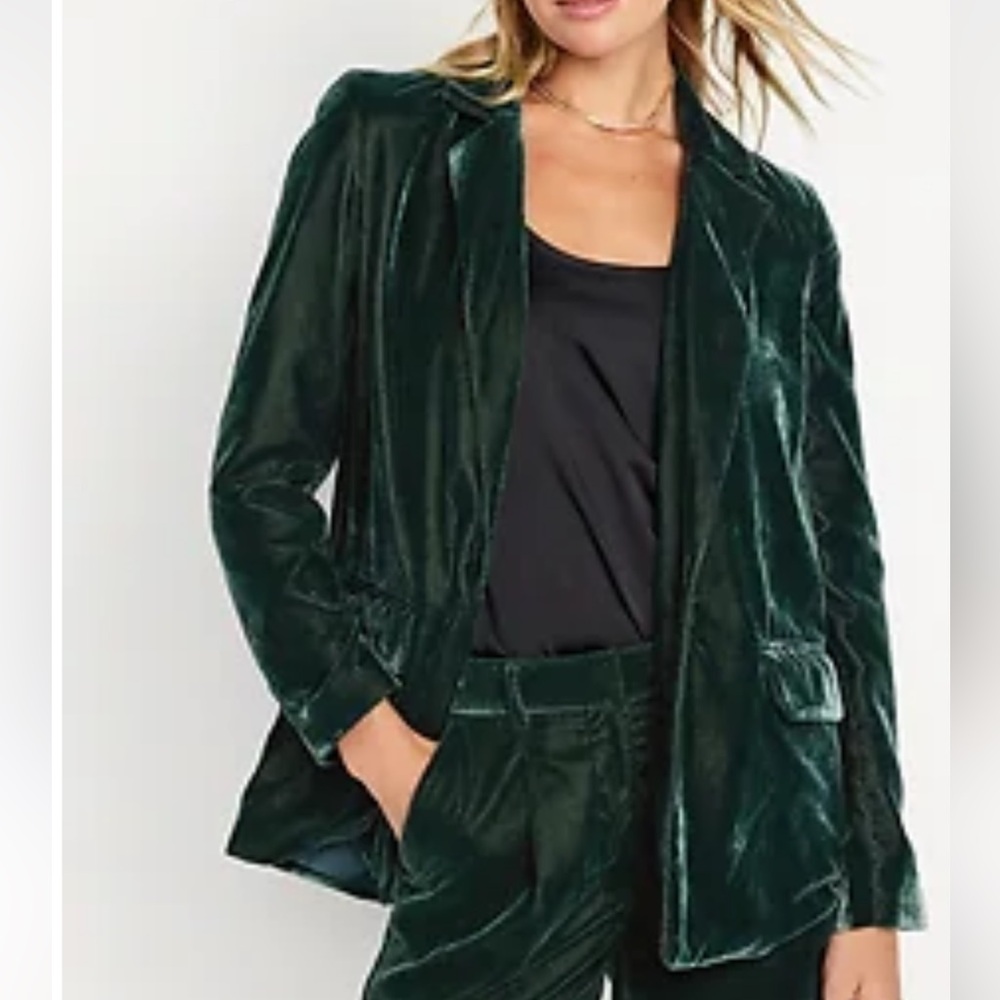 velvet blazer